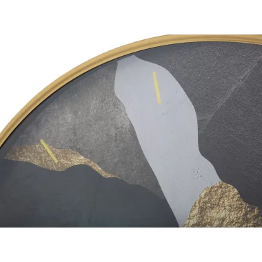 ZEGAR NA ŚCIANĘ ART Ø 80X6,5 cm